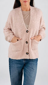 Cardigan over bouclè H.