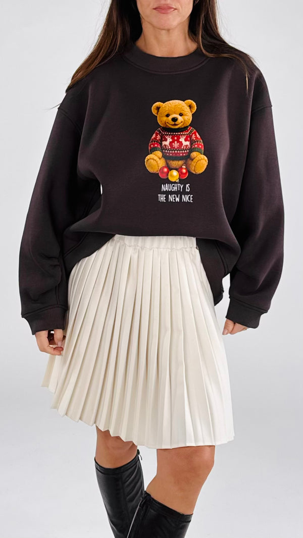 Felpa over teddy natale Vic.