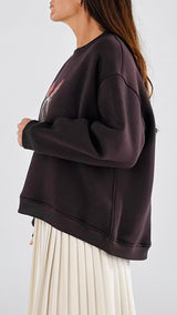 Felpa over bassotto renna Vic.