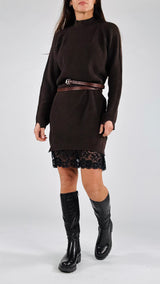 Abito costa inglese+pizzo H.