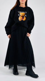 Gonna tulle plissé T.