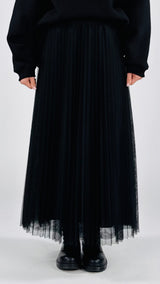 Gonna tulle plissé T.