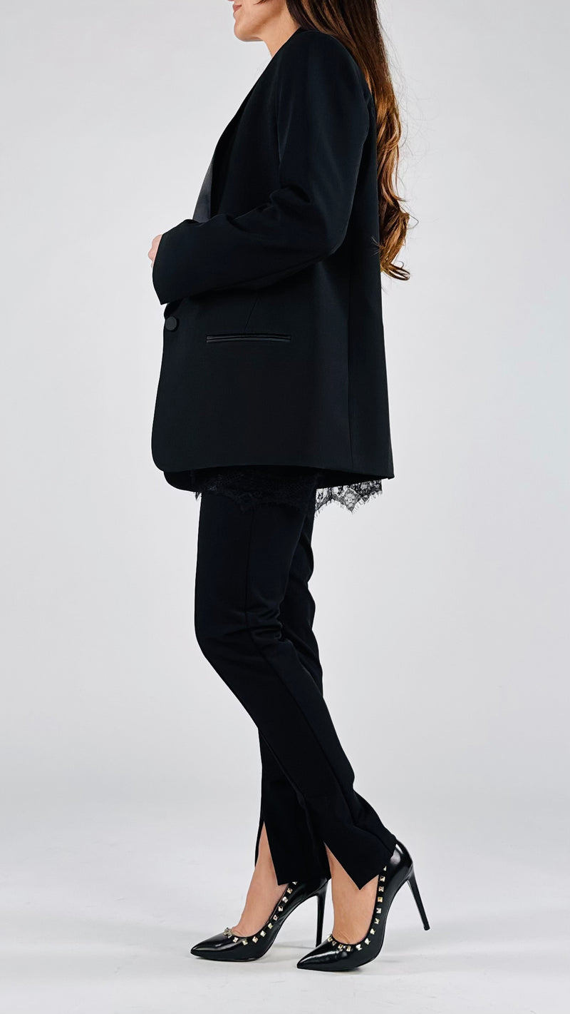 Giacca revers raso K.