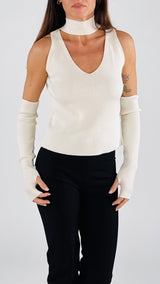 Canotta costina+manicotti H.