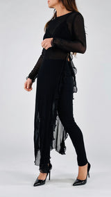 Abito tulle lurex rocuhes H.