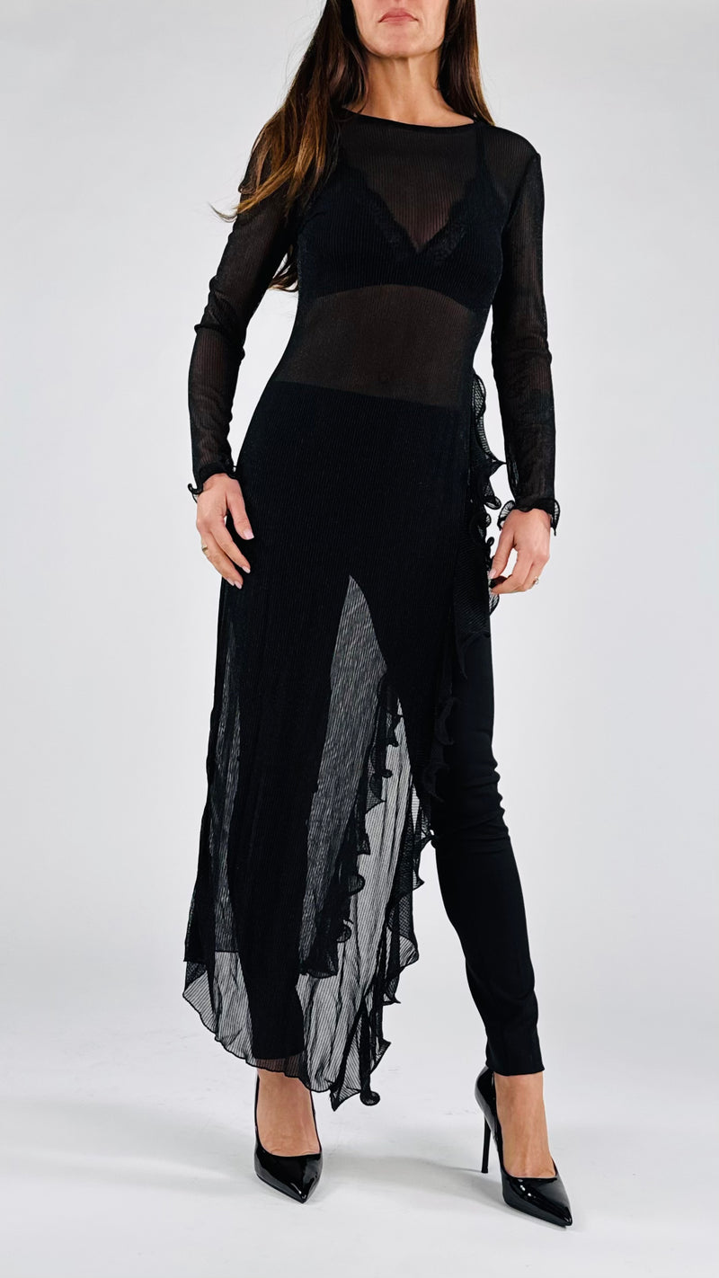 Abito tulle lurex rocuhes H.