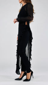 Abito tulle lurex rocuhes H.