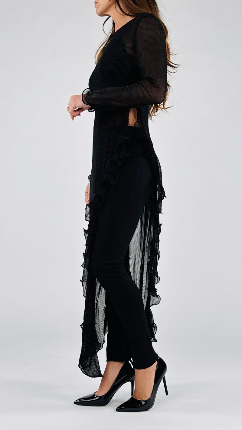 Abito tulle lurex rocuhes H.