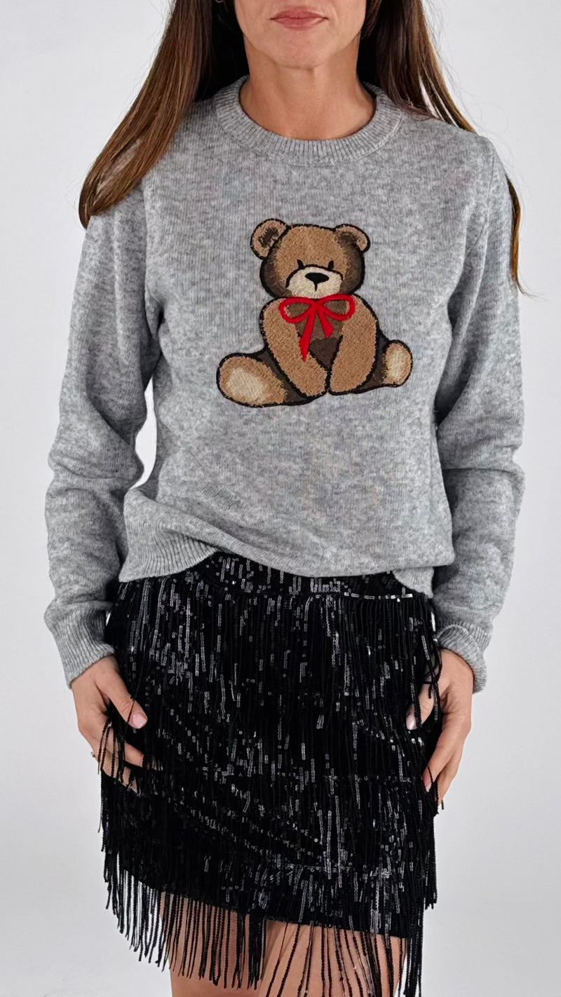 Pull orso fiocco Vic.