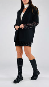 Giacca manica paillettes Vic.