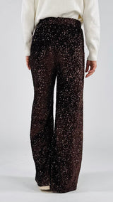 Pantalone ciniglia paillettes You