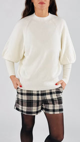 Pull integrale manica baloon H.