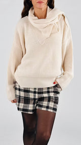 Pull costa inglese sciarpa H.