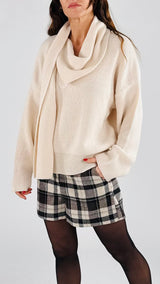 Pull costa inglese sciarpa H.