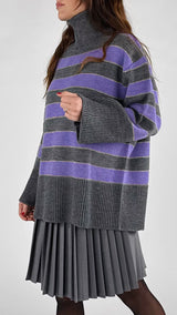 Pull over righe lurex Vic.