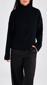 Pull dolcevita costa larga H.