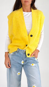 Gilet costa inglese giro allungato