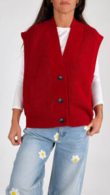 Gilet costa inglese giro allungato