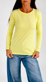 T-shirt fiammata m.lunga