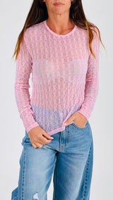 T-shirt m/l pizzo stretch You