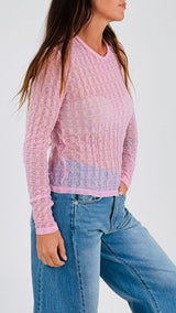 T-shirt m/l pizzo stretch You