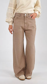 Jeans color stone palazzo T.