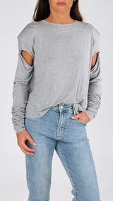 Maglia spallina cut out T.