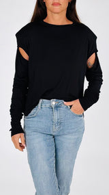 Maglia spallina cut out T.