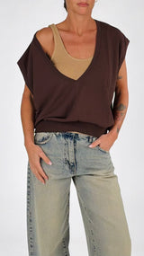 Gilet over V profondo Vic.