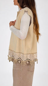 Gilet ecodainetto crochet