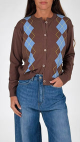 Cardigan losanghe Vic.