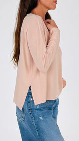 Maglia barchetta spacchi K.