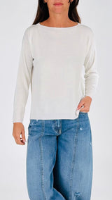 Maglia barchetta spacchi K.