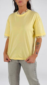 T-shirt over collo pizzo
