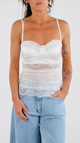 Top lycra pizzo Vic.