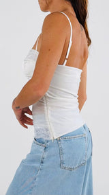 Top lycra pizzo Vic.