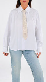 Camicia cravatta crochet H.