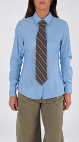 Camicia piquet cravatta Kiki