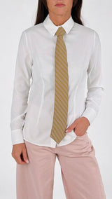 Camicia piquet cravatta Kiki