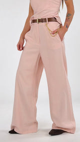 Pantalone palazzo viscosa fiammata H.