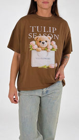 T-shirt tulip season Vic.