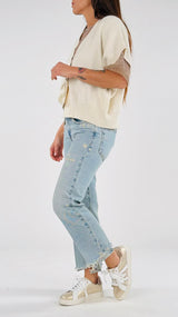 Gilet kimono asimmetrico T.