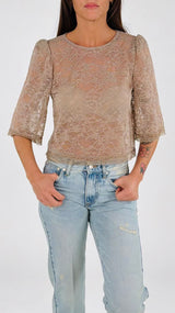 Camicina pizzo 3/4 sbuffo H.