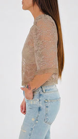 Camicina pizzo 3/4 sbuffo H.