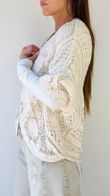 Cardigan kimono crochet