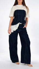Pantalone baloon denim T.