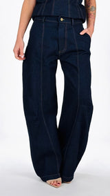 Pantalone baloon denim T.