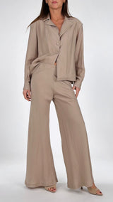 Pantalone sbieco viscosa H.