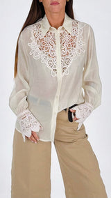 Camicia pettorina macramè You