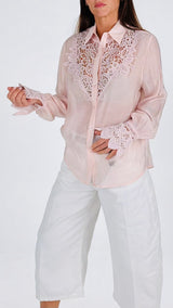 Camicia pettorina macramè You